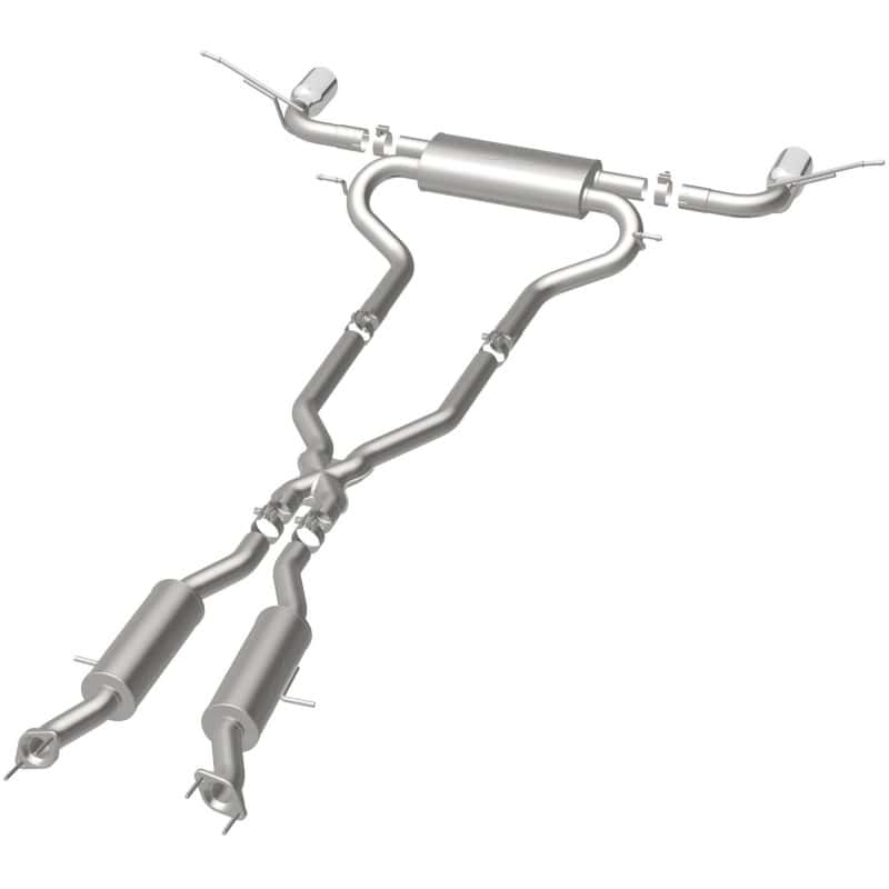 Magnaflow — MagnaFlow Cat-Back SS 2.5in Dual Split Rear 4in Black Tip 11-16 Jeep Grand Cherokee 5.7L V8/3.6L V6
Cat-Back - view 31