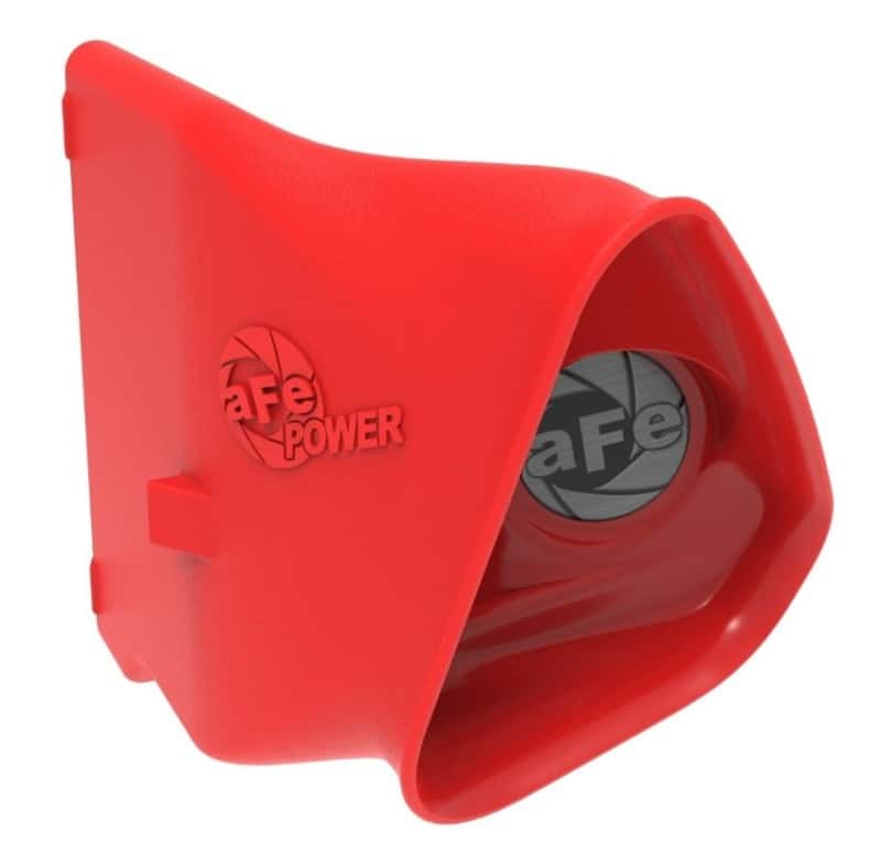 aFe — aFe Power 15-20 Ford Mustang 2.3l L4/3.7l V6/5.0l V8 Dynamic Air Scoop - Red
Dynamic Air Scoop - view 2