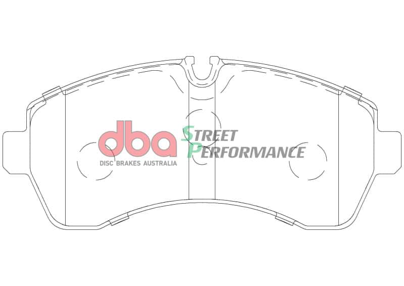 DBA — DBA 07-09 Dodge Sprinter 3500 DRW Front SP Performance Brake Pads
Brake Pad - view 1