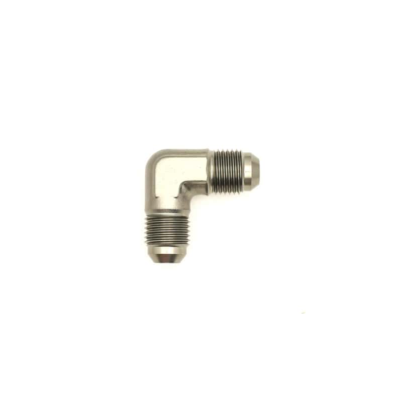 DeatschWerks — DeatschWerks 6AN Male Flare To 6AN Male Flare 90-Degree Coupler Fitting - view 5