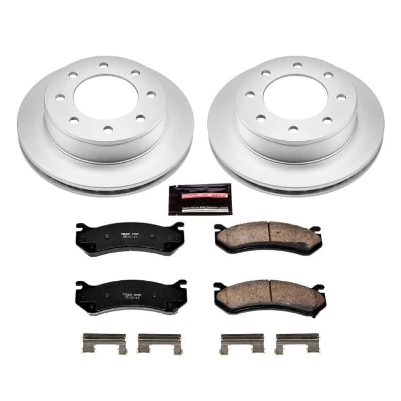 PowerStop — Power Stop 01-03 Chevrolet Silverado 1500 HD Rear Z17 Evolution Geomet Coated Brake Kit - view 1