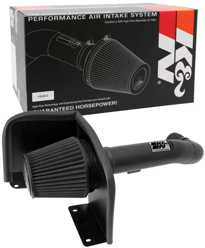 K&N Engineering — K&N 09-13 Chevy Silverado 1500/Avalanche/Suburban / 09-13 GMC Yukon Black Perf Intake Kit
Performance Air Inta
Air Intake System - view 16