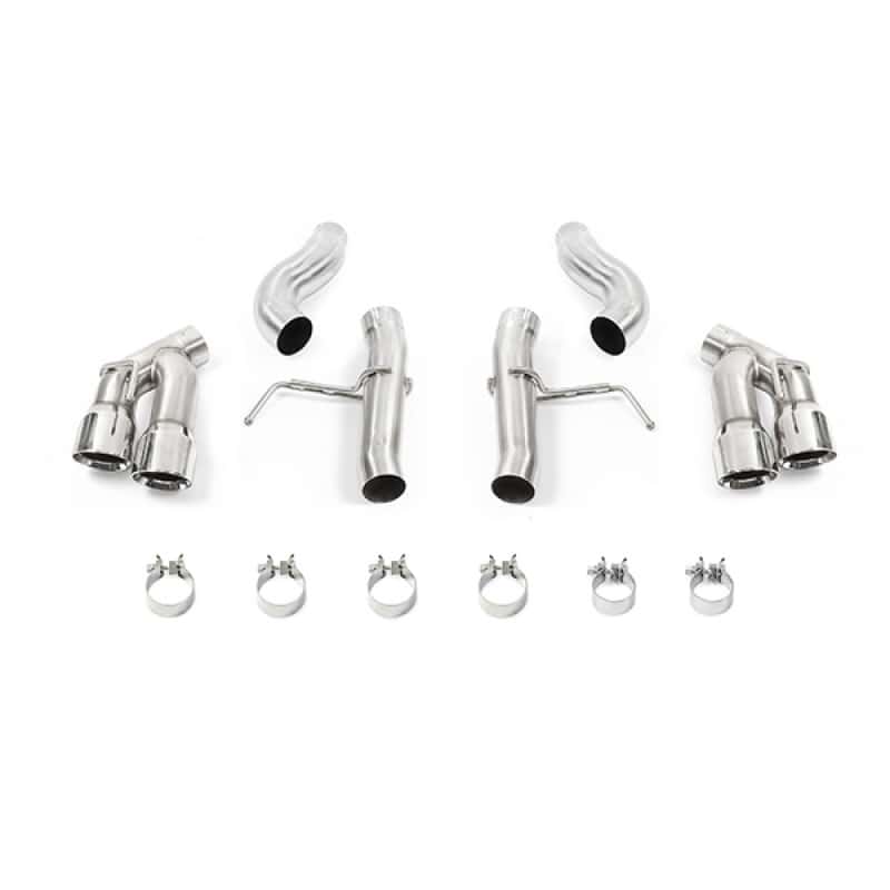 Mishimoto — Mishimoto 2016+ Chevrolet Camaro 2.0T Quad-Tip Race Axle-Back Exhaust w/ Polished Tips - view 1