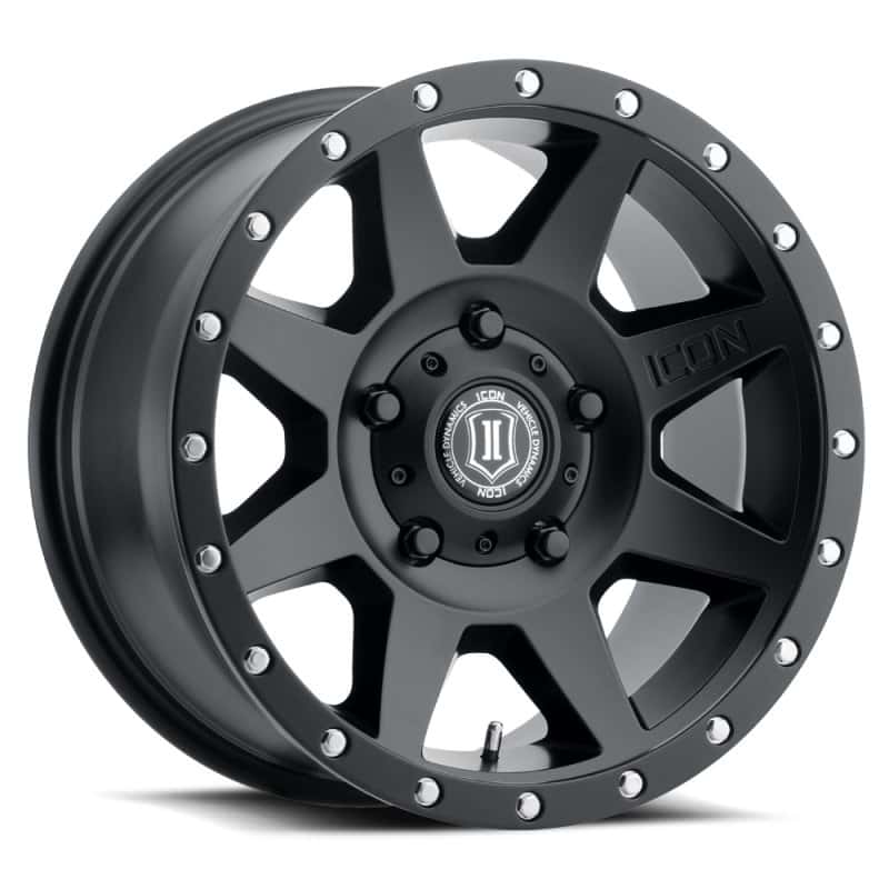 ICON — ICON Rebound 18x9 5x150 25mm Offset 6in BS 110.1mm Bore Satin Black Wheel
REBOUND WHEEL - view 1