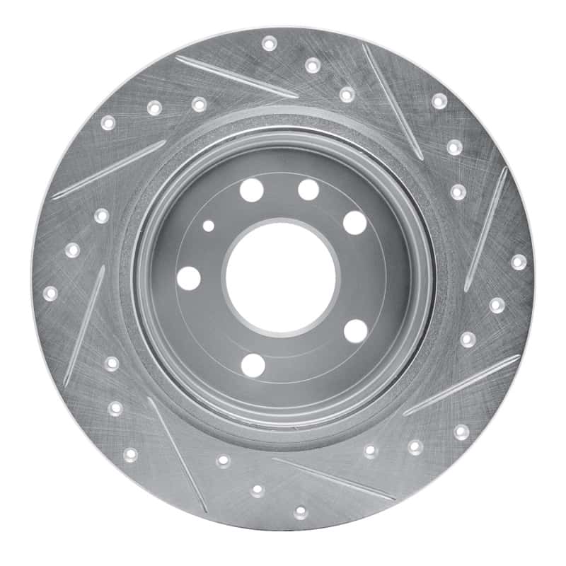 R1 Concepts — R1 99-10 Saab 9-5 Rear Left Drilled & Slotted Silver Brake Rotor
R1 Brake Rotor Drill - view 5