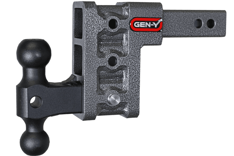 GEN-Y Hitch — Gen-Y Mega Duty 2in Shank 5in Drop 2K TW 16K Hitch w/GH-051 Dual-Ball
Drop Hitch - view 3