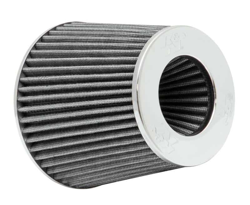 K&N Engineering — K&N Universal Filter Chrome Round Tapered White - 4in Flange ID x 1.125in Flange Length x 5.5in H
Universal Clamp-On A
Clamp-on Air Filter - view 2