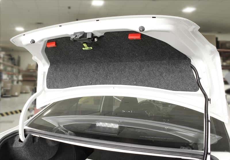 Perrin Performance — PERRIN 07-25 Subaru WRX STI Sedan Trunk Handle - Red - view 7