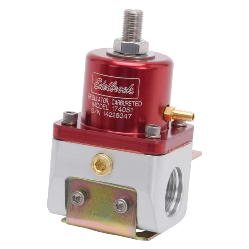 Edelbrock — Edelbrock Fuel Pressure Regulator Carbureted 180 GPH 5-10 PSI -10 In/Out -6 Return Red/Clear
PUMPS - view 5