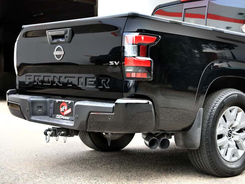 aFe — aFe 2022+ Nissan Frontier V6 Vulcan Series SS Cat-back Exhaust w/ Black Tips
Cat-Back Exhaust - view 4