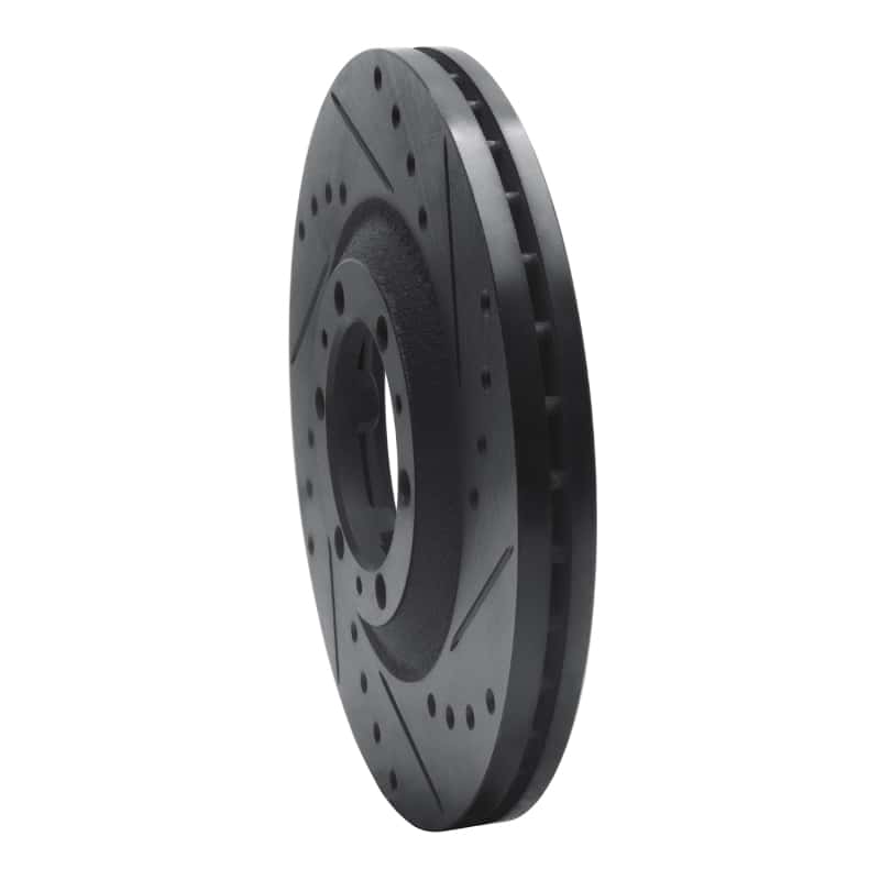 R1 Concepts — R1 92-02 Acura SLX Front Right Drilled & Slotted Black Brake Rotor
R1 Brake Rotor Drill - view 2