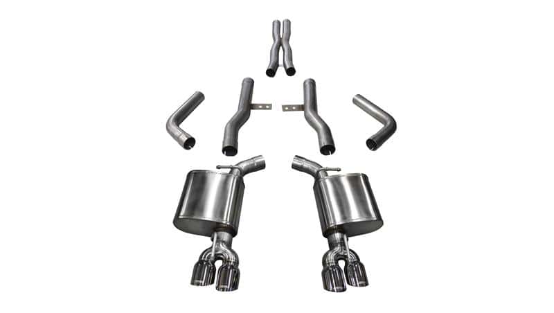 CORSA Performance — Corsa 2015-2023 Dodge Challenger Hellcat Dual Rear Exit Extreme Exhaust w/ 3.5in Polished Tips
Exhaust - view 4