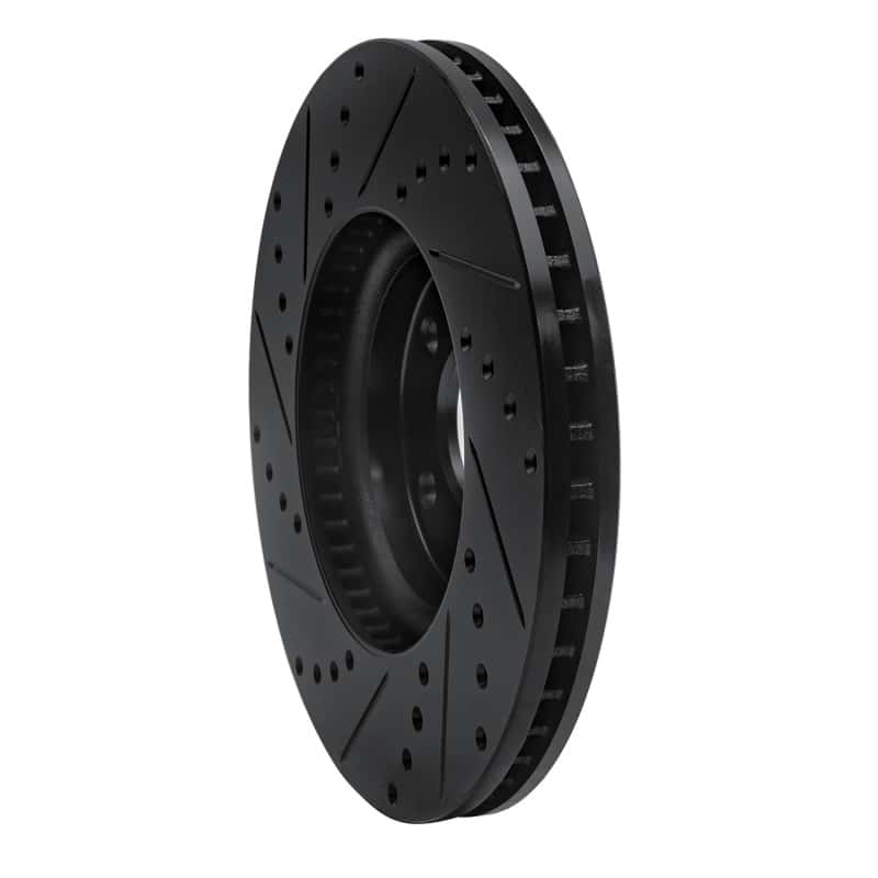 R1 Concepts — R1 13-20 Ford Fusion Front Right Drilled & Slotted Black Brake Rotor
R1 Brake Rotor Drill - view 4