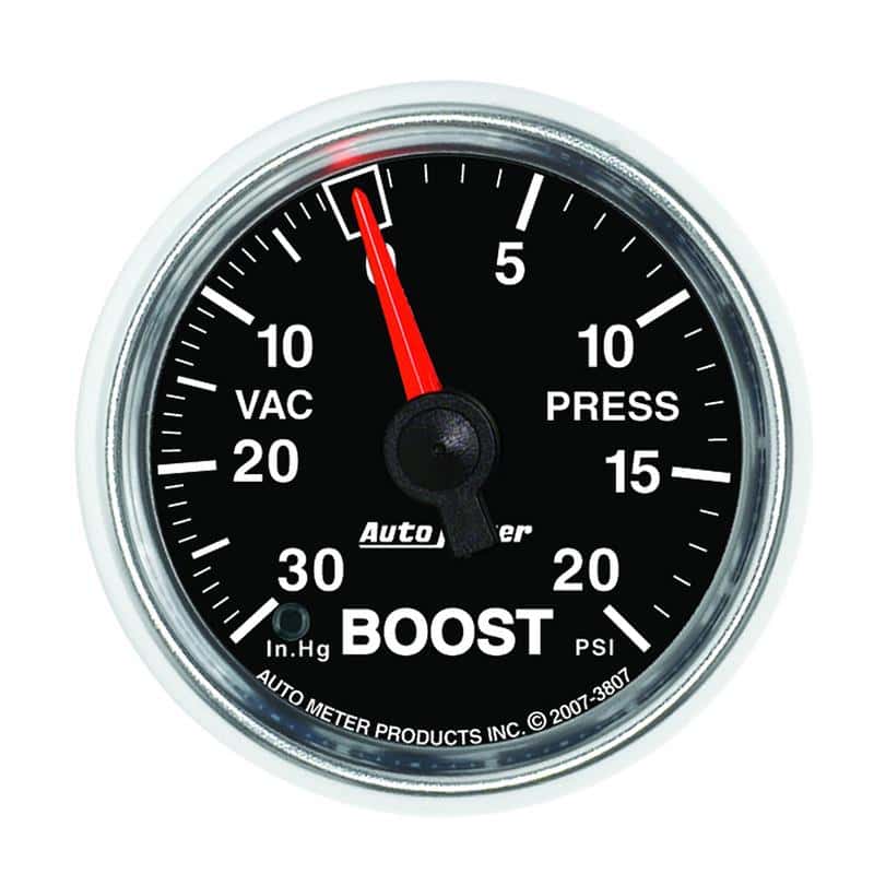 AutoMeter — Autometer GS 52mm 30 in Hg/20 psi Mechanical Vacuum/Boost Gauge
2-1/16" BOOST-VAC, 3 - view 2