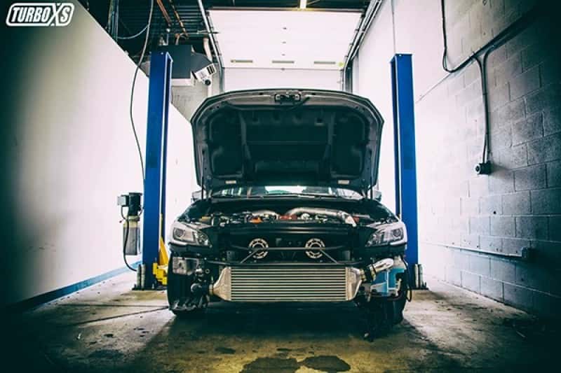 Turbo XS — Turbo XS FMIC 2015-2017 Subaru STi - Wrinkle Red Pipes
Intercooler - view 5