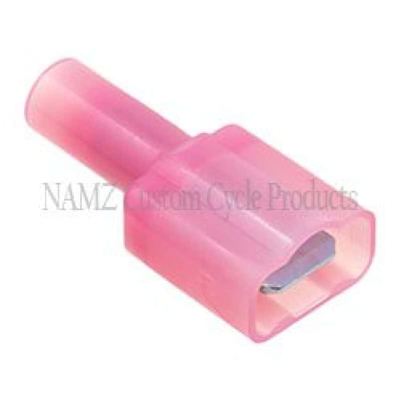NAMZ — NAMZ Fully Insulated .25in. Male Quick Disconnect Terminals 22-18g (25 Pack) - view 2