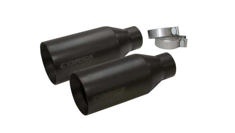 CORSA Performance — Corsa 2017-2020 Ford F-150 Raptor 3in Inlet / 5in Outlet Black Cerakote Tip Kit (For Corsa Exh Only)
Exhaust - view 1