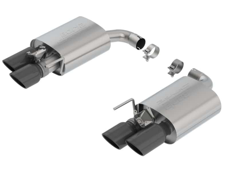 Borla — Borla 18-19 Ford Mustang GT 5.0L AT/MT 2.5in S-Type Axle Back Exhaust w/ Valves - Black Chrome Tips
Axle-Back System - view 3
