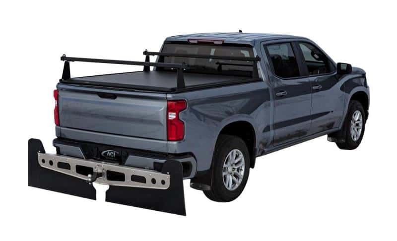 Access — Access ADARAC Almnm Uprights 12in Vert Kit (2 Uprights w/ 1 66in Cross Bar) Matte Black Truck Rack - view 3