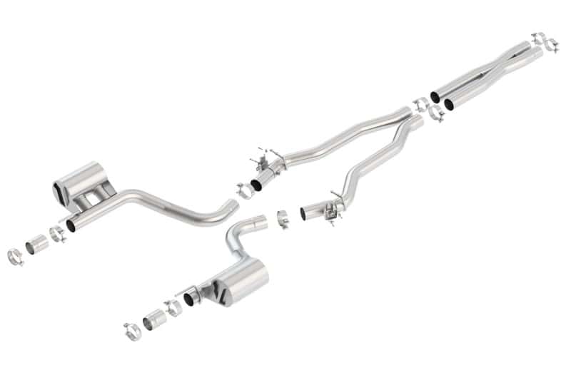 Borla — Borla 2015 Dodge Charger Hellcat 6.2L V8 ATAK Catback Exhaust w/ Valves No Tips Factory Valance
Cat-Back System - view 4