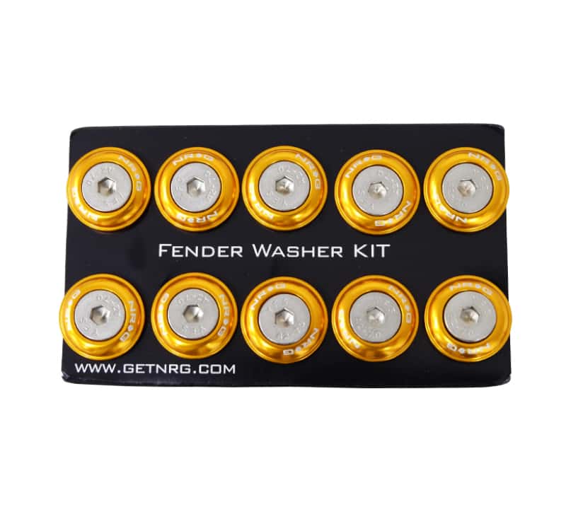 NRG — NRG Fender Washer Kit w/Rivets For Plastic (Rose Gold) - Set of 10 - view 1
