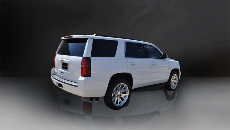 CORSA Performance — Corsa 2015-2020 Chevy Tahoe/GMC Yukon Cat-Back Exhaust Sport 3in Single Side Twin Polished 4in Tips
Exhaust - view 5