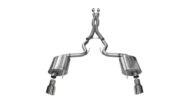 CORSA Performance — Corsa 2015-2017 Ford Mustang GT 5.0 3in Cat Back Exhaust Polish Dual Tips (Sport)
Exhaust - view 1