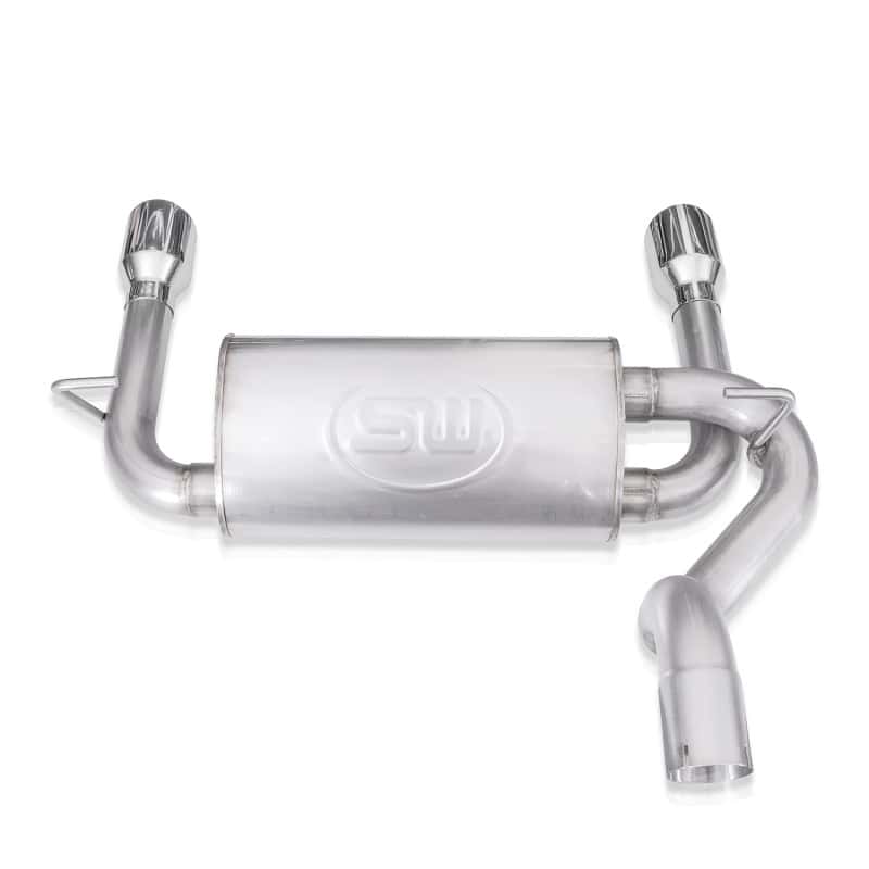 Stainless Works — Stainless Works 2018+ Jeep Wrangler JL 304SS Factory Connect 2.5in Axle Back Exhaust System
Exhaust System - view 5