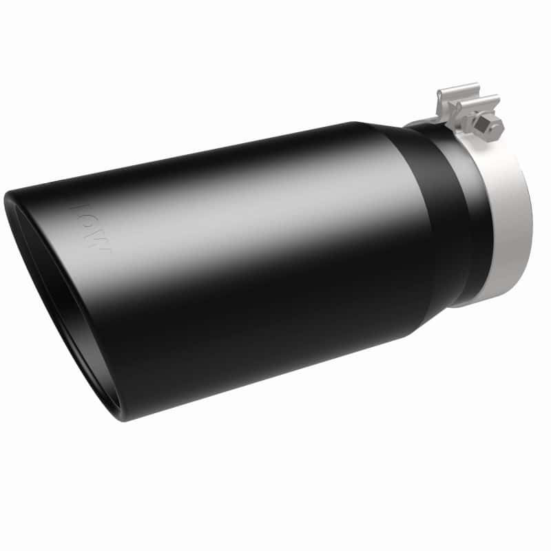 Magnaflow — MagnaFlow Tip Stainless Black Coated Single Wall Round Single Outlet 6in Dia 5in Inlet 13in L
Stainless Steel
Exhaust Tip - view 6