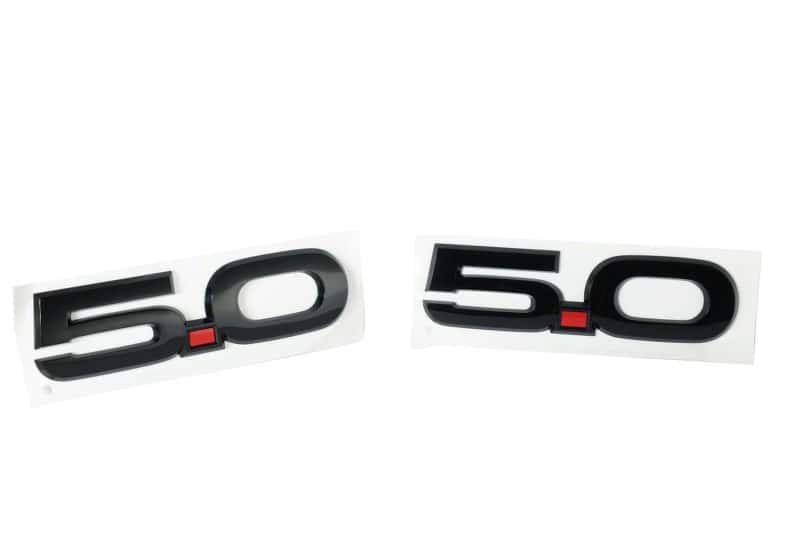 Ford Racing — Ford Racing 15-17 Ford Mustang 5.0L Fender Emblem Black - view 11