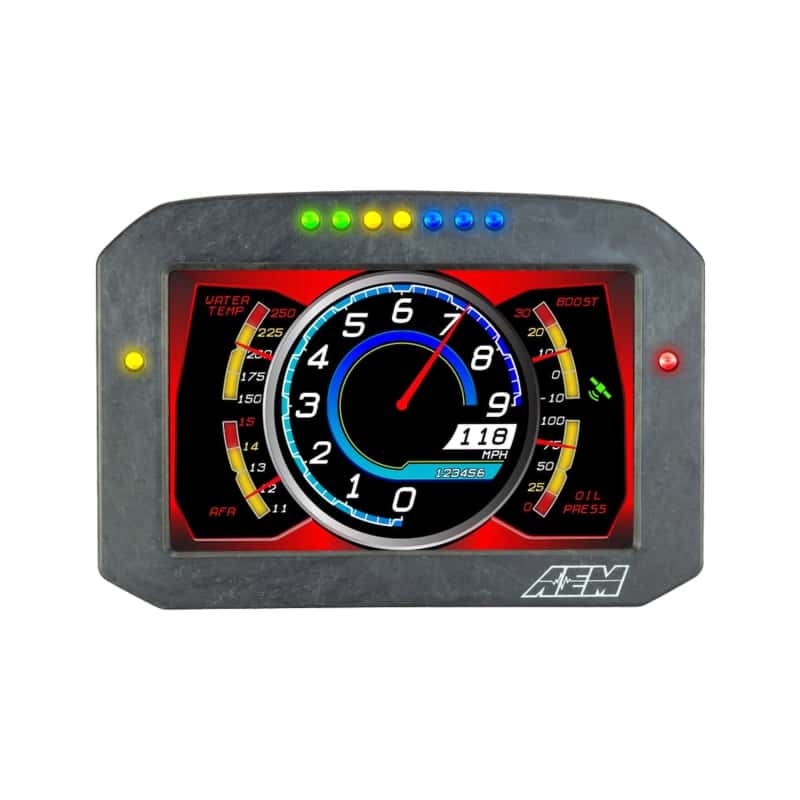 AEM — AEM CD-7LG Carbon Logging Flush Digital Dash Display w/ Internal 20Hz GPS & Antenna
Digital Display Kit
CD-7FLG Carbon Flat - view 3