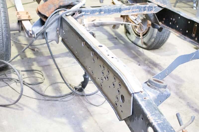 RustBuster — Rust Buster 73-87 Chevy C10 Center Rear Frame Repair Kit - Right - view 5
