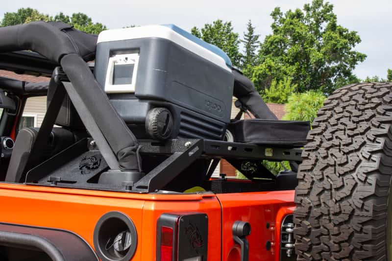 Fishbone Offroad — Fishbone Offroad 07-18 Jeep Wrangler JK 4 Door Fishbone Offroad Interior Storage Rack - view 12