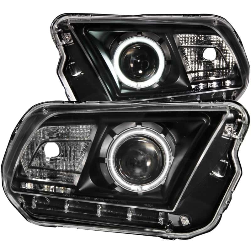ANZO — ANZO 2010-2014 Ford Mustang Projector Headlights w/ Halo Black (CCFL)
Head Light Set
HdLtSet - view 2