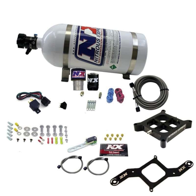 Nitrous Express — Nitrous Express Single Entry Crossbar RNC .178 4500 Flange Nitrous Kit (250-650HP) w/10lb Bottle
Injection System Kit
N2OSys - view 1