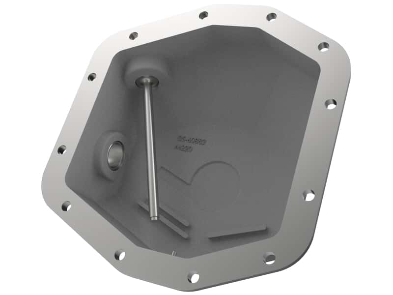 aFe — aFe 20-23 Jeep Gladiator JT (Dana M220) Pro Series Rear Differential Cover Black w/ Machined Fins
Differential Cover - view 3