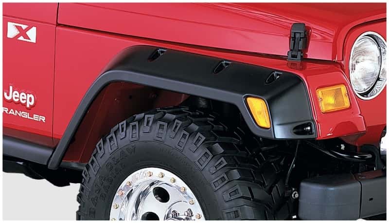 Bushwacker — Bushwacker 97-06 Jeep TJ Pocket Style Flares 4pc - Black
FF Pocket Style 4Pc - view 8