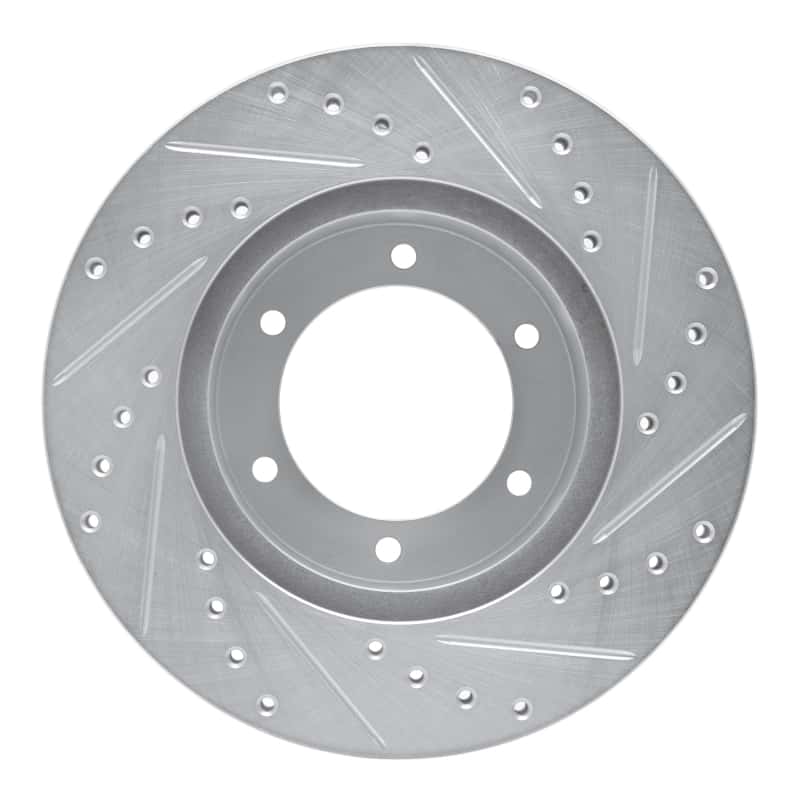 R1 Concepts — R1 86-95 Toyota Pickup Front Left Drilled & Slotted Silver Brake Rotor
R1 Brake Rotor Drill - view 5