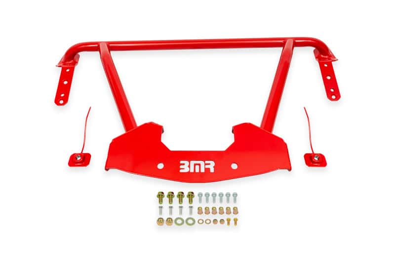 BMR Suspension — BMR 64-67 GM A-Body Bolt-On Front Reinforcement Chassis Brace - Red
Front Chassis Brace - view 1