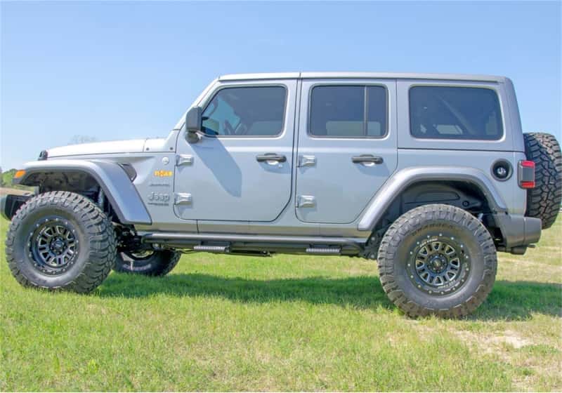 N-Fab — N-Fab RKR Rails 2018 Jeep Wrangler JL 4 Door Dab Length - Gloss Black - 1.75in
RKRStp 18-24 JL 4Dr - view 5
