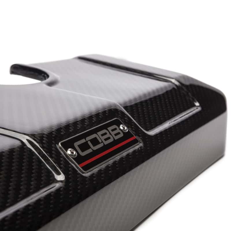 COBB — Cobb 17-20 Ford F-150 EcoBoost 3.5L/Raptor / 18-20 F-150 2.7L Redline Carbon Fiber Coolant Cover - view 3