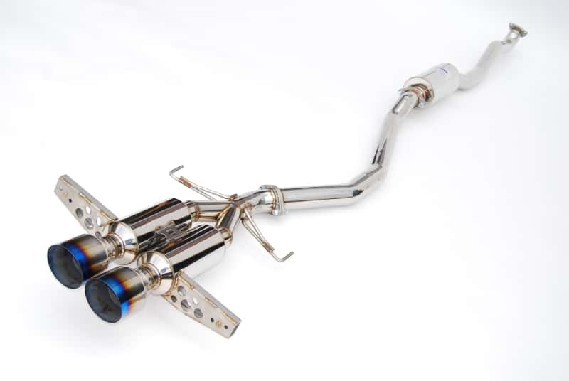 Invidia — Invidia 2017+ Honda Civic Hatchback Sport/Sport Touring Gemini Titanium Tip Cat-back Exhaust - view 3