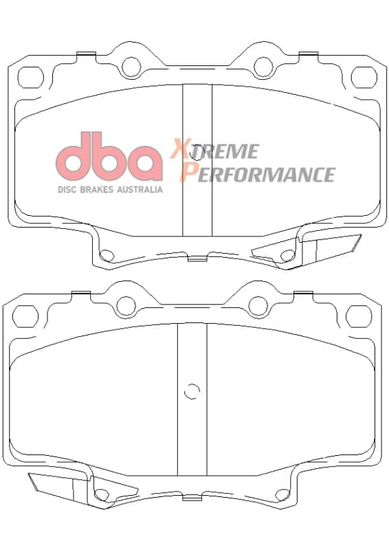 DBA — DBA 91-96 Toyota Land Cruiser XP650 Front Brake Pads
Brake Pad - view 2