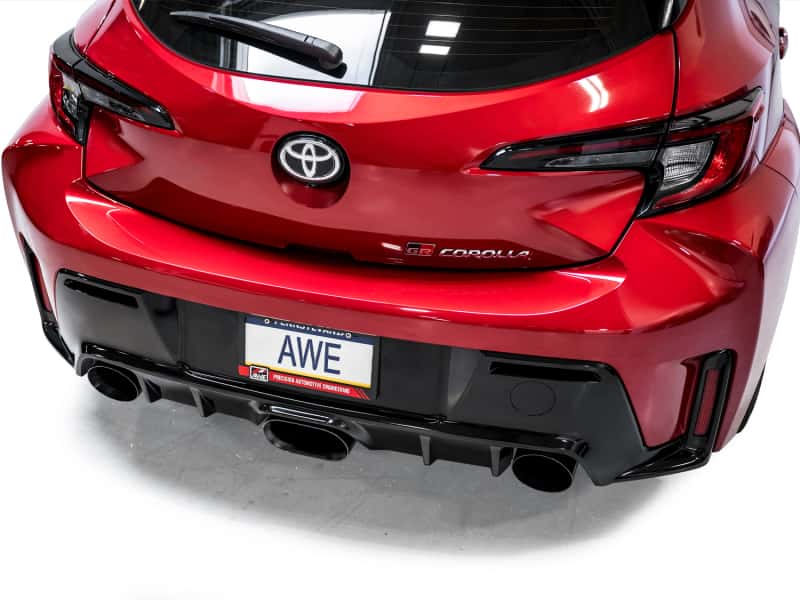 AWE Tuning — AWE Tuning 2023+ Toyota GR Corolla Track Edition Exhaust - Diamond Black Tips
Track Catback - view 10