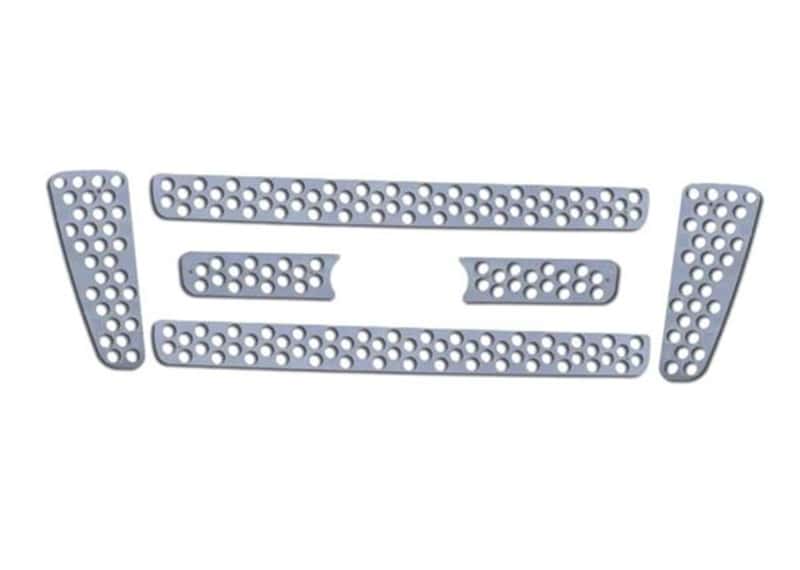 Putco — Putco 04-08 Ford F-150 (Bar Grille) w/ Logo CutOut (6-pcs / Does not Cover Bumper) Punch SS Grilles
Grille Insert - view 1