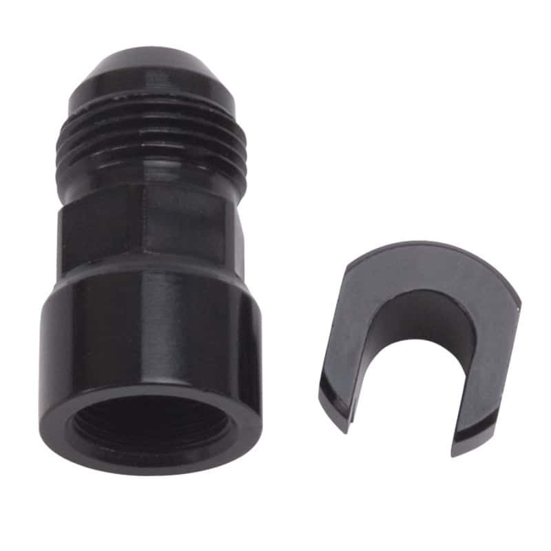 Russell — Russell Performance -8AN Male to 3/8in SAE Quick-Disconnect Female (Black Single)
Adapter Fitting - view 5