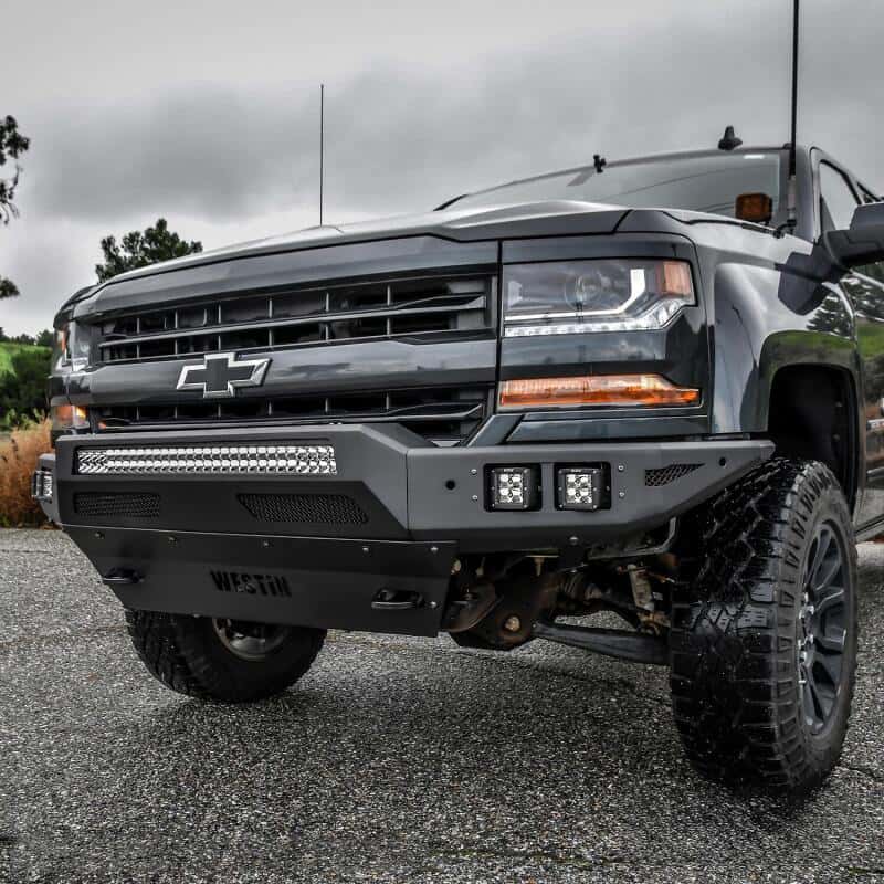 Westin — Westin 16-19 Chevy/GMC Silverado/Sierra 1500 Pro-Mod Front Bumper - Textured Black
Bumper- Front
Bumper-Front - view 5
