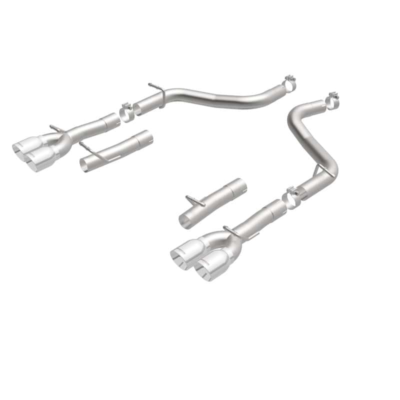 Magnaflow — MagnaFlow Axle-Back, SS, 2.5in, Quad Split Rear 3.5in Tip 2015 Dodge Challenger 3.6L V6
Axle-Back - view 3