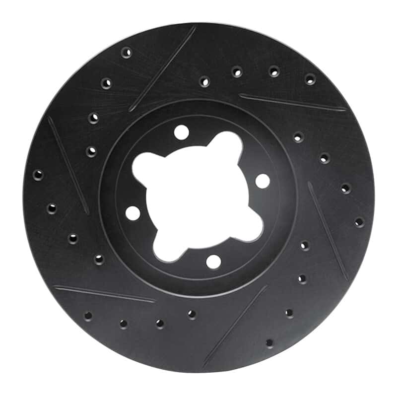 R1 Concepts — R1 82-85 Toyota Celica Front Right Drilled & Slotted Black Brake Rotor
R1 Brake Rotor Drill - view 5