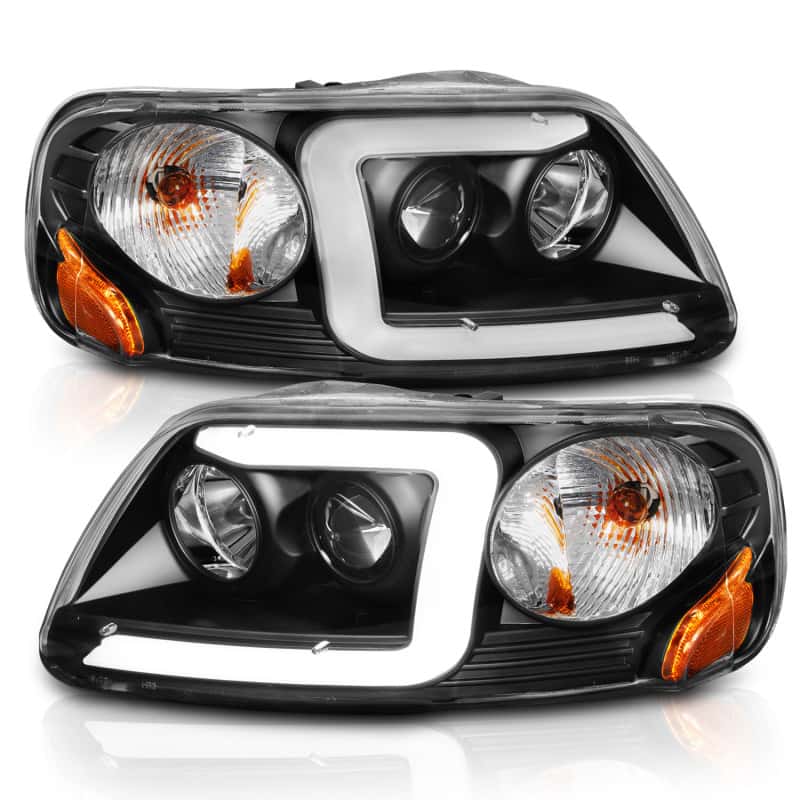 ANZO — ANZO 1997-2003 Ford F-150 Projector Headlights w/ Light Bar Black Housing
Head Light Set
HdLtSet - view 8